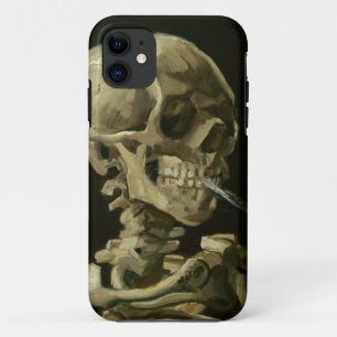 Head of a skeleton with a burning cigarette Case-Mate iPhone case