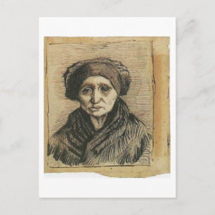 Head of a Woman, Vincent van Gogh Postcard