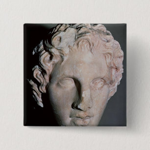 Head of Alexander the Great 15 Cm Square Badge