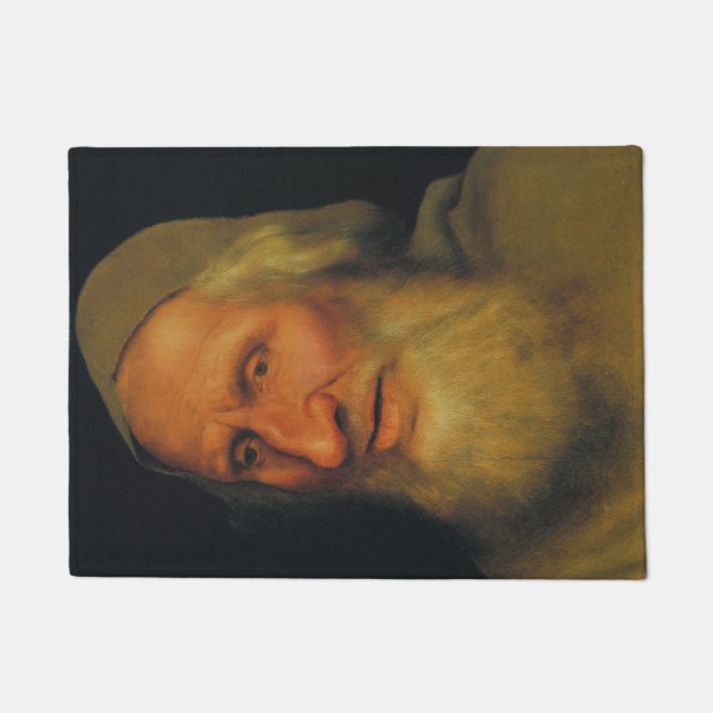 Head of an Elderly Man (by Quentin Metsys) Doormat (Front)