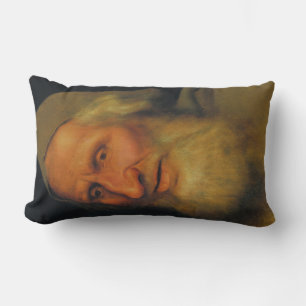 Head of an Old Man (by Quentin Metsys) Lumbar Cushion