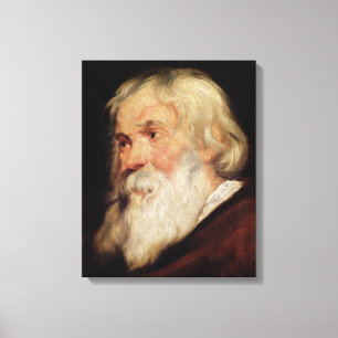 Head of an Old Man Canvas Print