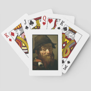 Head of an Old Man, detail of Portrait of an Old M Playing Cards