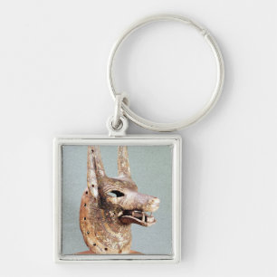 Head of Anubis, with a hinged jaw Key Ring