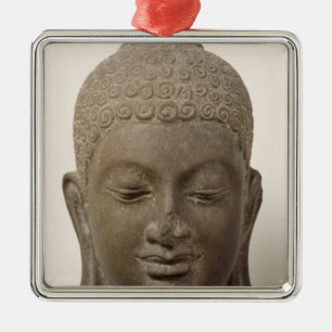Head of Buddha, from Vat Romlok Metal Tree Decoration