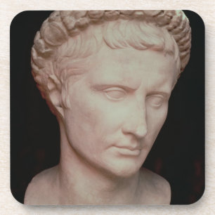 Head of Caesar Augustus Coaster