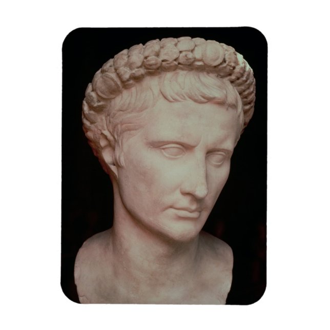 Head of Caesar Augustus Magnet (Vertical)