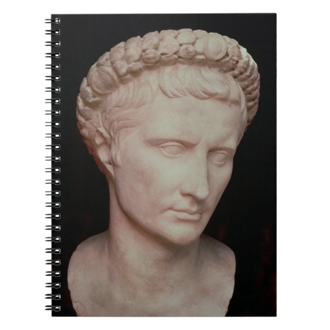 Head of Caesar Augustus Spiral Notebook (Front)