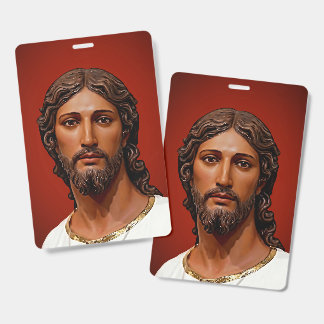 Head of Christ by Mark Edward Westerfield after MB ID Badge
