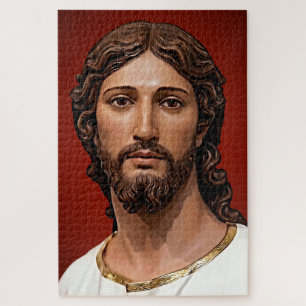 Head of Christ by Mark Edward Westerfield after MB Jigsaw Puzzle
