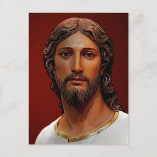 Head of Christ by Mark Edward Westerfield after MB Postcard