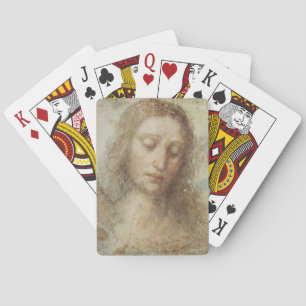 Head of Christ (Christianity) (Leonardo da Vinci) Playing Cards