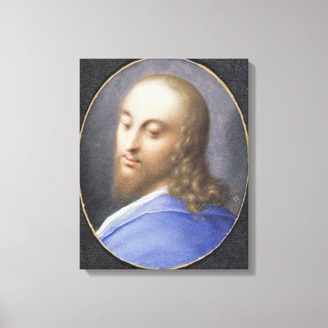 Head of Christ, miniature Canvas Print (Front)