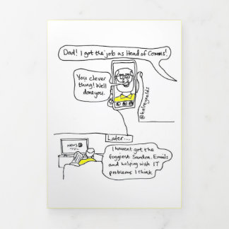 Head of comms card