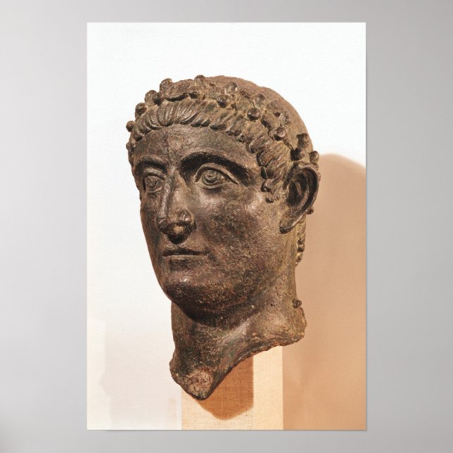 Head of Constantine the Great Poster (Front)