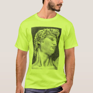 Head of David by Michelangelo Work T-Shirt