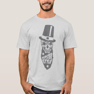 head_of_death_hipster_style_citation_hat T-Shirt