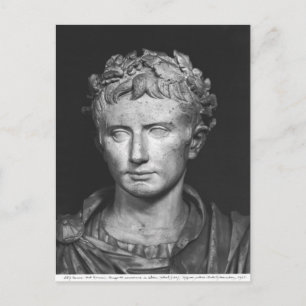 Head of Emperor Augustus Postcard