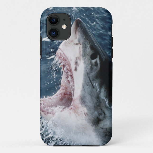 Head of Great White Shark Case-Mate iPhone Case (Back)
