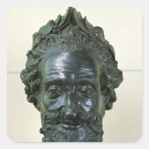 Head of Henri IV  after 1599 Square Sticker