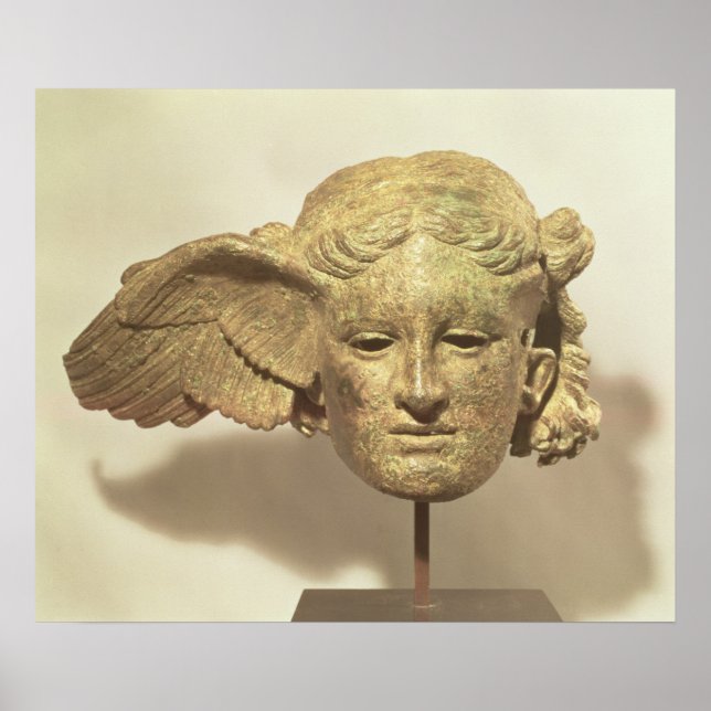 Head of Hypnos, or Sleep Poster (Front)