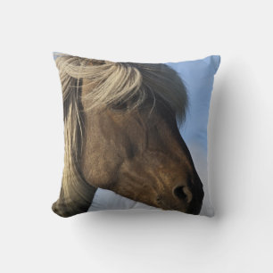 Head of Icelandic horse, Iceland Cushion