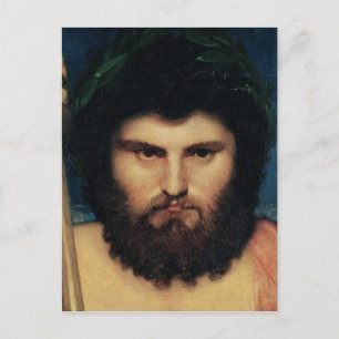 Head of Jupiter, study for Jupiter and Thetis Postcard