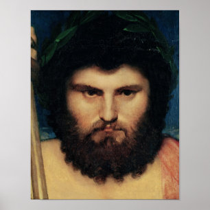 Head of Jupiter, study for Jupiter and Thetis Poster