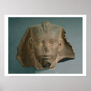 Head of King Djedefre, from Abu Roash, Old Kingdom Poster