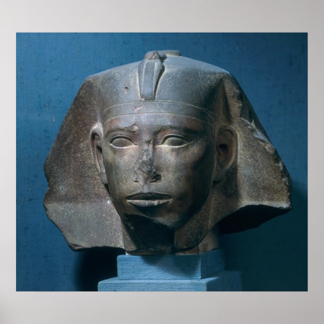 Head of King Djedefre, from Abu Roash, Old Poster (Front)