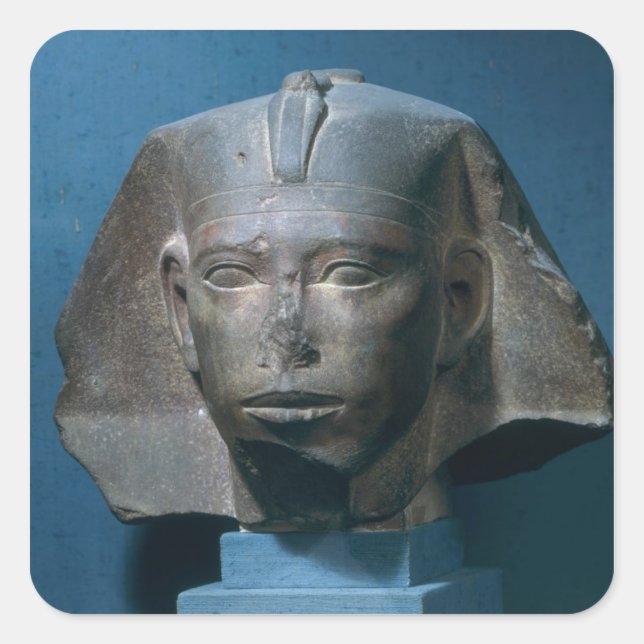 Head of King Djedefre, from Abu Roash, Old Square Sticker (Front)