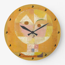 Head of Man Going Senile Clock in 3 sizes