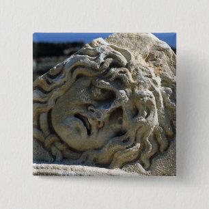 Head of Medusa 15 Cm Square Badge