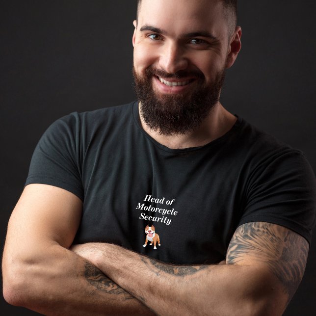Head of Motorcycle Security motorcycle t-shirt (Creator Uploaded)