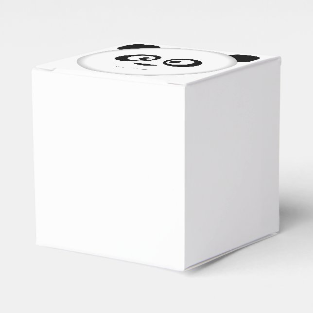 Head of Panda Favour Box (Front Side)