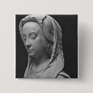 Head of Prudence 15 Cm Square Badge