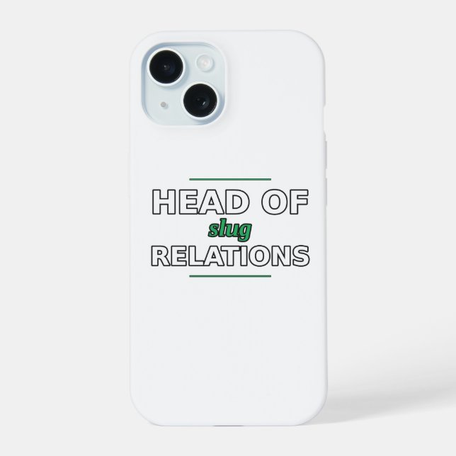 Head of Slug Relations Phone Case (Back)