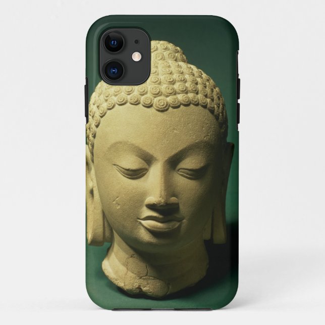 Head of the Buddha, Sarnath (sandstone) Case-Mate iPhone Case (Back)