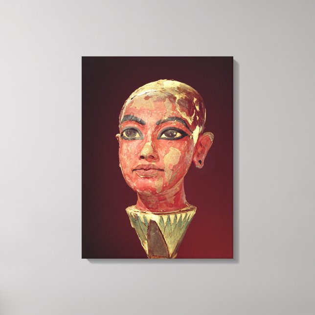 Head of the child king emerging canvas print (Front)