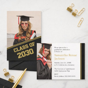 Head Of The Class Graduation Invitation