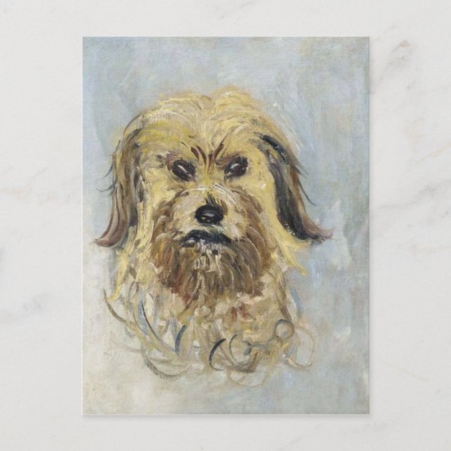 Head of the Dog by Claude Monet Postcard (Front)