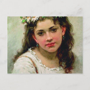 Head Of The Girl Postcard