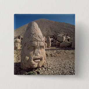 Head of Zeus-Oromandes 15 Cm Square Badge