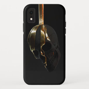 Head off has golden delicious black structure Case-Mate iPhone case