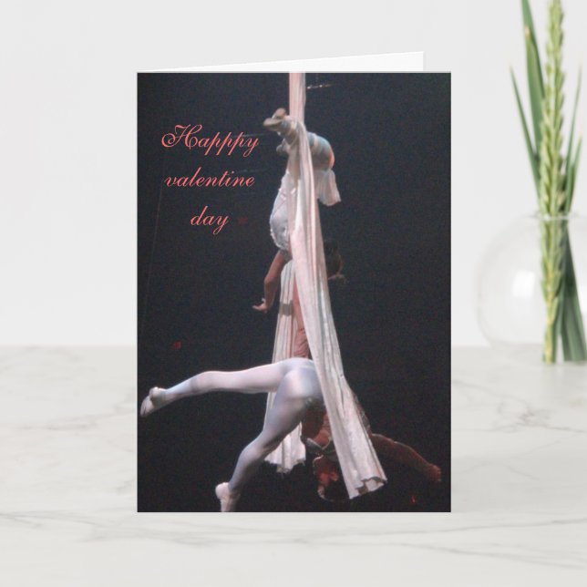 HEAD OVER HEALS FOR YOU VALENTINE card (Front)