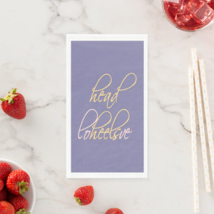 Head over Heels in Love Napkin