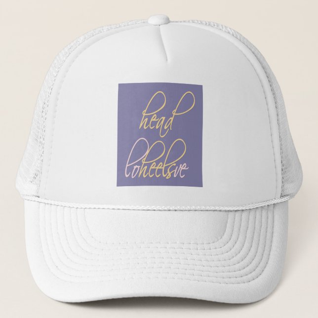 Head over Heels in Love Trucker Hat (Front)