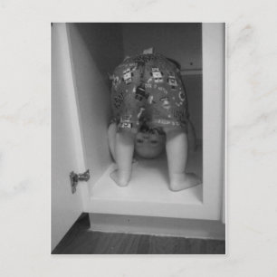 Head over heels photography postcard