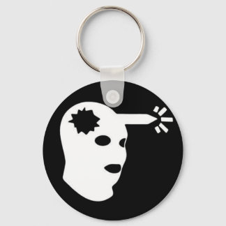 head shot key ring