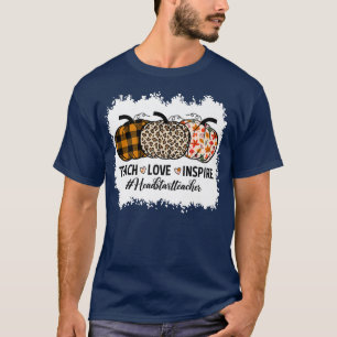 Head Start Teacher Back To School Pumpkin Fall Tea T-Shirt